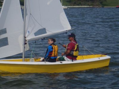 Eric with the youngest crew member