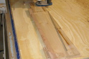 CNC Router Carving the rudder